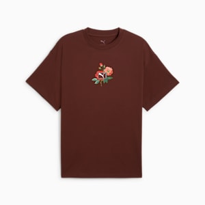 Playera para hombre Dunked In Florals, Chocotart, extralarge