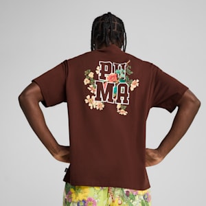Dunked In Florals Men's Tee, Chocotart, extralarge