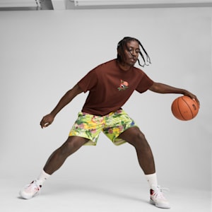 Playera para hombre Dunked In Florals, Chocotart, extralarge