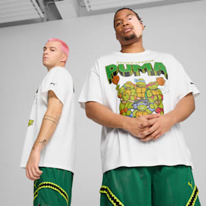 T-shirt de basketball PUMA HOOPS x TMNT Homme, PUMA White, extralarge