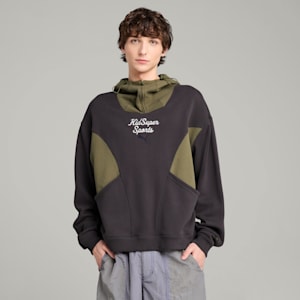 Sudadera PUMA x KIDSUPER Progressive para hombre, Dark Coal, extralarge