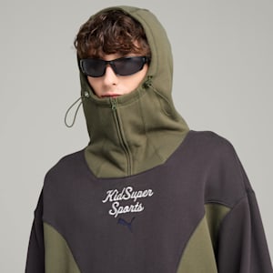 Sudadera PUMA x KIDSUPER Progressive para hombre, Dark Coal, extralarge