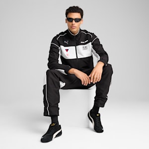 BMW M Motorsport SDS 2.0 Badge Men's Relaxed Fit Jacket, PUMA Black, extralarge-IND
