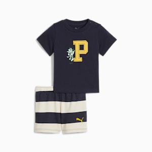 2-Piece Minicats Super PUMA Toddlers' Tee Set, New Navy, extralarge