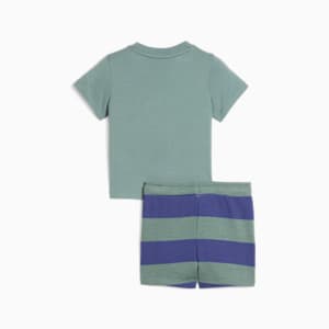 2-Piece Minicats Super PUMA Toddlers' Tee Set, Green Moon, extralarge