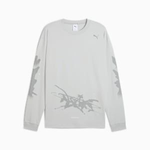 メンズ PUMA x NACHO 長袖 Tシャツ, Ash Gray, extralarge-JPN