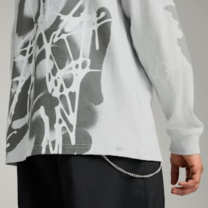 メンズ PUMA x NACHO 長袖 Tシャツ, Ash Gray, extralarge-JPN
