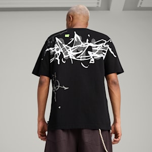 PUMA x NACHO Men's Relaxed Fit Tee, PUMA Black, extralarge-IND