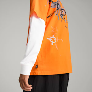 PUMA x NACHO Men's Relaxed Fit Tee, Orange Glo, extralarge-IND