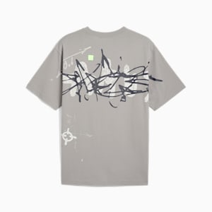 PUMA x NACHO Men's Relaxed Fit Tee, Concrete Gray, extralarge-IND