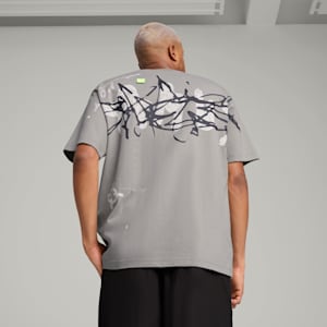 PUMA x NACHO Men's Relaxed Fit Tee, Concrete Gray, extralarge-IND