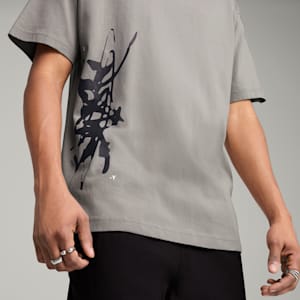 PUMA x NACHO Men's Relaxed Fit Tee, Concrete Gray, extralarge-IND
