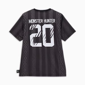 ユニセックス PUMA x モンスターハンター フットボール 半袖 Tシャツ, PUMA Black, extralarge-JPN