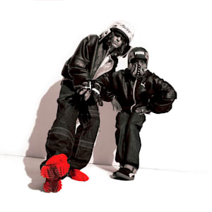 A$AP ROCKY x PUMA Knee Pad Men's Pants, PUMA Black-Denim, extralarge