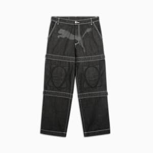 A$AP ROCKY x PUMA Knee Pad Men's Pants, PUMA Black-Denim, extralarge