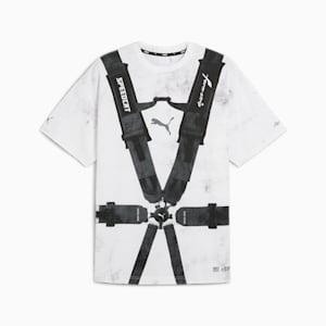 メンズ A$AP ROCKY x PUMA シートベルト 半袖 Tシャツ, PUMA White-Puma Black, extralarge-JPN