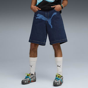 A$AP ROCKY x PUMA Denim Shorts Men, Dark Denim, extralarge
