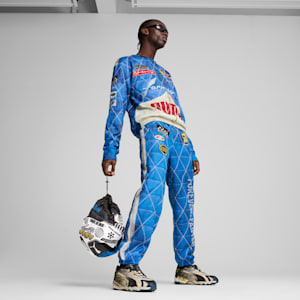 A$AP ROCKY x PUMA Quilted Sweatshirt, Clyde Royal, extralarge