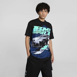BMW M Motorsport Big Graphic Men's Tee, PUMA Black, extralarge-IND