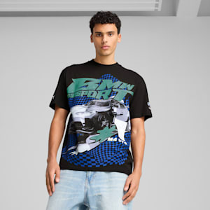 メンズ BMW MMS ビッグ グラフィック 半袖 Tシャツ, PUMA Black, extralarge-JPN