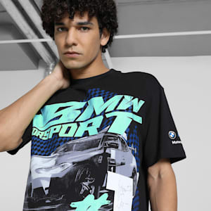 BMW M Motorsport Big Graphic Men's Tee, PUMA Black, extralarge-IND