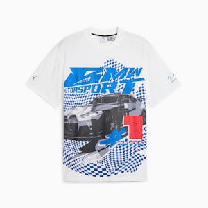 BMW M Motorsport Big Graphic Men's Tee, PUMA White, extralarge