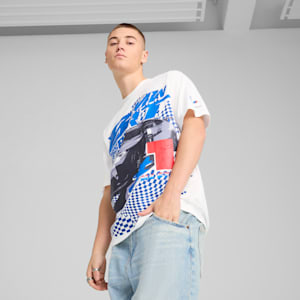 T-shirt graphique large BMW M Motorsport Homme, PUMA White, extralarge