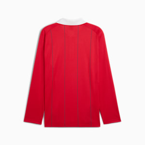 Polo de manga larga Scuderia Ferrari Race para hombre, Rosso Corsa, extralarge