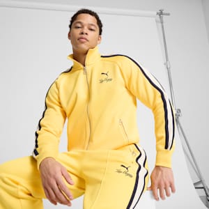 T7 Las Vegas Men's Track Jacket, Sunny Yellow, extralarge