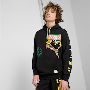 Sudadera con capucha para hombre Wardrobe Essentials Las Vegas, PUMA Black, extralarge