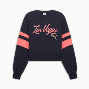 Suéter cuello redondo para mujer Wardrobe Essentials Las Vegas, New Navy, extralarge