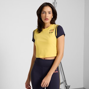 Playera para mujer Wardrobe Essentials Las Vegas, Sunny Yellow, extralarge