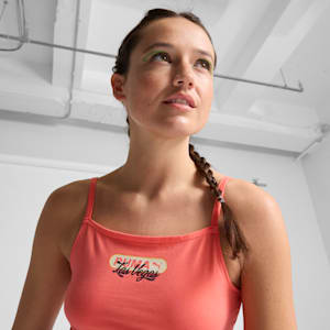 Wardrobe Essentials Las Vegas Women's Tank Top, Peach Frost, extralarge