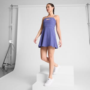 Wardrobe Essentials Las Vegas Women's Short Dress, Blue Crystal, extralarge