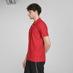 Ferrari Race Tonal Men's Motorsport Polo, Rosso Corsa, extralarge-IND