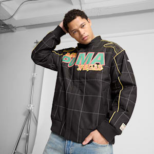 Las Vegas Relaxed Racer Jacket, PUMA Black, extralarge