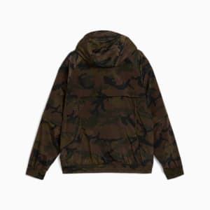 Chamarra de tela anti-desgarro con estampado integral Mostroverse, PUMA Black, extralarge