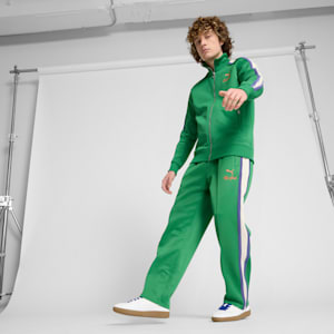 T7 Bright Lights NYC Flagship Men's Track Pants, Archive Green, extralarge