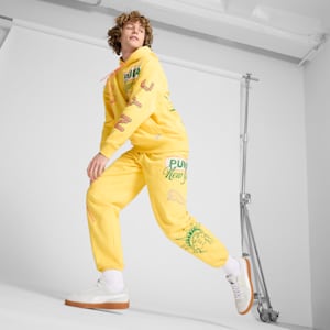 Sudadera con capucha para hombre Wardrobe Essentials Bright Lights NYC Flagship, Sunny Yellow, extralarge