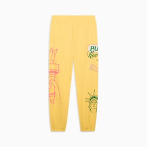 Wardrobe Essentials Bright Lights NYC Flagship Men's Sweatpants, Sunny Yellow, extralarge