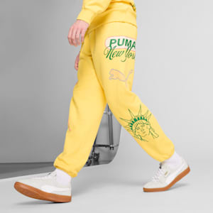 Wardrobe Essentials Bright Lights NYC Flagship Men's Sweatpants, Sunny Yellow, extralarge