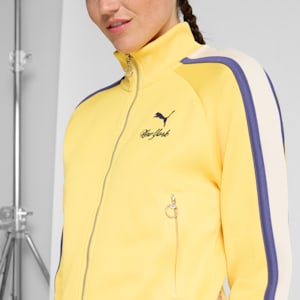 Chamarra de pista para mujer T7 Bright Lights NYC Flagship, Sunny Yellow, extralarge
