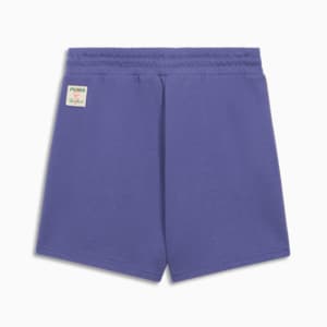 Wardrobe Essentials Bright Lights NYC Flagship Women's Shorts, Blue Crystal, extralarge