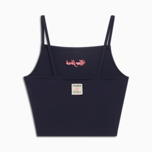 Wardrobe Essentials Bright Lights NYC Flagship Women's Tank Top, New Navy, extralarge