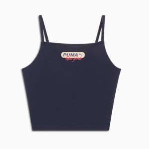 Wardrobe Essentials Bright Lights NYC Flagship Women's Tank Top, New Navy, extralarge