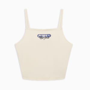Wardrobe Essentials Bright Lights NYC Flagship Women's Tank Top, Alpine Snow, extralarge