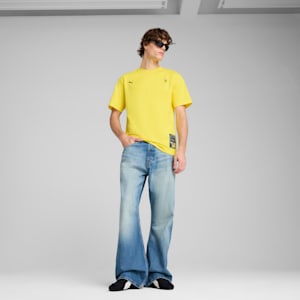 Scuderia Ferrari HP Race Color Splash Men's Tee, Speed Yellow, extralarge