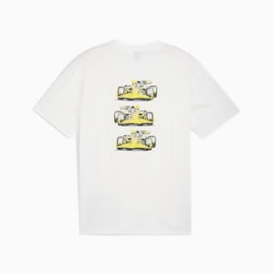 Scuderia Ferrari HP Race Color Splash Men's Tee, PUMA White, extralarge