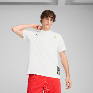 Scuderia Ferrari HP Race Color Splash Men's Tee, PUMA White, extralarge