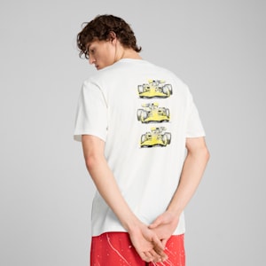 Scuderia Ferrari HP Race Color Splash Men's Tee, PUMA White, extralarge